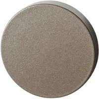 GPF bouwbeslag Blinde ronde rozet 50x8 mm Mocca blend