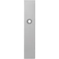 GPF bouwbeslag GPF Langschild rechthoekig WC55/8 normale knop RVS geborsteld