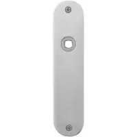 GPF bouwbeslag GPF Plaatschild afgerond zonder veer 181x41x2mm PC72