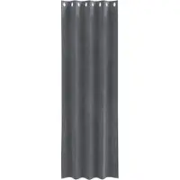 vidaXL - Gordijnen - 2 - st - Lichtgrijs - 140 - x - 260 - cm - fluweel