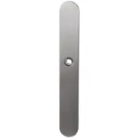 GPF bouwbeslag GPF Gatdeel links langschild XL afgerond 282x40x8,5mm PC55