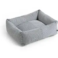 HAY Dogs Bed Zip Hondenmand Small | Blue and white stripe