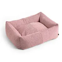 HAY Dogs Bed Zip Hondenmand Medium | Red and white stripe