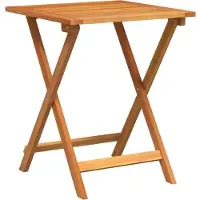 vidaXL Tuin Tafel Naturel 60 x 60 x 72 cm Massief Acacia Hout