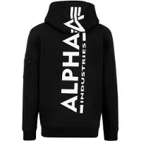 Alpha industries Sweatshirt 'Backprint' zwart