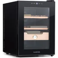 Klarstein El Presidente 37 Sigaarhumidor 37L 2 schappen 1 cederhouten opbergvak