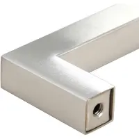 vidaXL Handvatten 10 st 96 mm roestvrij staal zilverkleurig