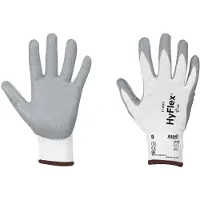 Ansell Handschoen | maat 10 wit/grijs | EN 388 PSA-categorie II | nylon m.nitrilschuim | 12 paar - 11-800-10 11-800-10