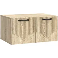 vidaXL Wandmontage TV-kast Sonoma Eiken 59,5 x 41 x 30 cm Bewerkt hout