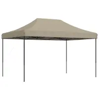 vidaXL Partytent inklapbaar pop-up 440x292x315 cm taupe