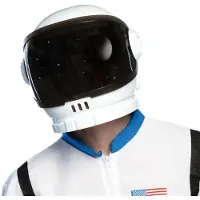 Boland Astronauten Helm | Luxe space helmen (wit zwart)