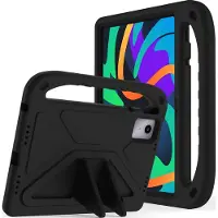 Mobigear Tablethoes geschikt voor Lenovo Tab P12 Kinder Tablethoes met Handvat | AeroArmor - Zwart