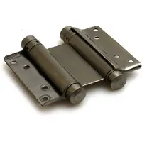 Dulimex DX Deurveerscharnier Dubbel 100mm vernikkeld