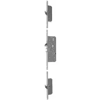 Nemef 4915 Veiligheidsmeerpuntssluiting | cilinderbediend levensloopconcept | SKG*** | DM65mm | PC72mm cilinder boven kruk | voorplaat staal verzinkt 20x1700mm afgerond| DR 1+3/2+4 - A000307707