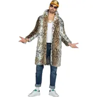 Coppens Bontjas pimp panter lang - Polyester - Dieren | Maat Xl