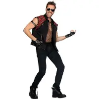 Coppens Punk vest heer - Polyester - Retro kleding | Maat L