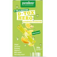 Purasana 2x Hydration Superfoods D-Tox Hero 10 x 4,5 gr