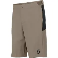 SCOTT - Mountainbike kleding - Vertic LT W/Pad Shorts M Toast Beige Black voor Heren van Gerecyclede materialen - Maat L