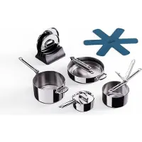 Joseph Joseph Pannenset Space Steel (5-Delig)