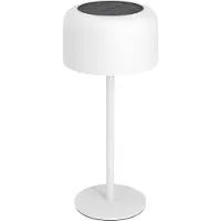 Eglo Roccanova Tafellamp - Oplaadbaar (tot 22 uur licht) - Solar - 30 cm - Wit - Draadloos - Dimbaar - Binnen en Buiten