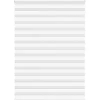 vidaXL Zebra rolgordijn 160x230 cm stofbreedte 155,9cm polyester wit