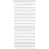vidaXL Zebra rolgordijn 105x230 cm stofbreedte 100,9cm polyester wit