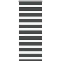 vidaXL Zebra rolgordijn 65x150 cm stofbreedte 60,9 cm zwart