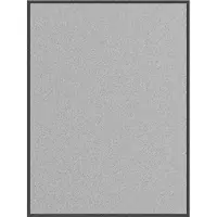 vidaXL Deurmat 90x120 cm grijs