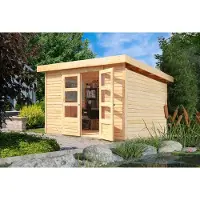 Karibu Woodfeeling tuinhuis Askola 5, in natuurlijke staat; artikelnummer 73062