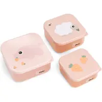 Done by Deer Snackboxen - Tiny Farm - 3-pack - Powder - - OneSize - Broodtrommels
