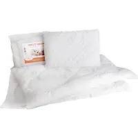 Sweet Dreams Ledikant Dekbed + Kussen Set - 100x135 cm + 40x60 cm - Lichtgewicht & Ademend - Microvezel met Holle Vezel Vulling