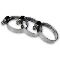 Bradas BSW2 Slangklem - Roestvrij Staal (RVS) - Ø 16-27 mm - Bandbreedte 9 mm - Wormwielklem - ISO 9001
