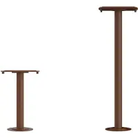 Beneito Faure Clos Buiten Bollard Basis (Alleen basis) Corten | 60 cm | 16 W