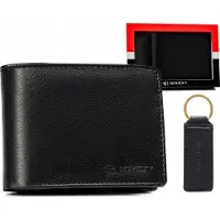 Rovicky - Cadeauset - Portemonnee en Sleutelhanger - Kunstleer - RFID Blocking