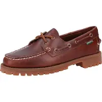 Sebago Dames Leren Ranger Waxy mocassins bruin (39), Leer, 1 tot 3 cm, Geen, Casual, Klassiek 7002IR0
