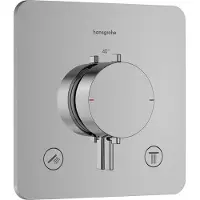 Hansgrohe Afbouwdeel ecostat comfort q inbouwthermostaat voor 2 functies chroom