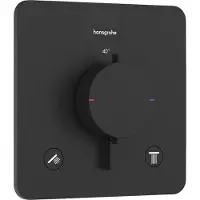 Hansgrohe Ecostat Comfort Q - Inbouwthermostaat - Ecostat thermostaat - Mat Zwart