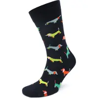 Happy socks Puppy Love Navy | Multicolour | Maat 41-46