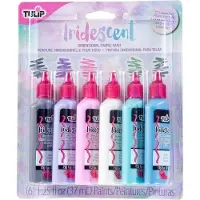Tulip Dimensional fabric paint Iridescent 6stuks