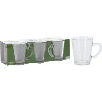 Excellent houseware - Espresso Kopjes - 70 ml - Glasset - Vaatwasserbestendig
