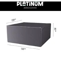 AeroCover Tuinsethoes Anthracite (130 x 130 x 85 cm)
