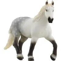 Ginza.se Farm World 2024 Percheron Merrie Boerderij Dier Speelgoed Figurant