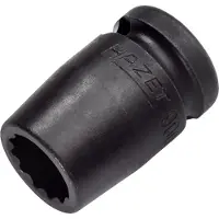 Hazet Krachtdopsleutel 900SZ-14 · 1/2 inch (12,5 mm) vierkant hol · Buitentwaalfkant tractieprofiel · SW 14 mm