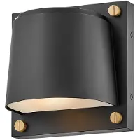 HINKLEY LED Wand Buitenlamp Scout | 8W 3000K 560Lm 30 | IP44 | Dimbaar | Black