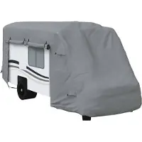 vidaXL Camperhoezen 570x235x275 cm vliesvlies grijs