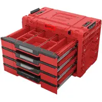 Qbrick System PRIME Drawer 4 Toolbox Expert Red Ultra HD Gereedschapskist