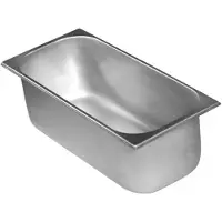 Super Merchant IJscontainer – Profi Line – 5L – Roestvrij staal – Vaatwasmachinebestendig – 360x250x80 mm