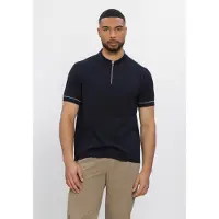 Stefano lauran Heren Polo's & T-shirts Polo Bastian - Donkerblauw - Maat S
