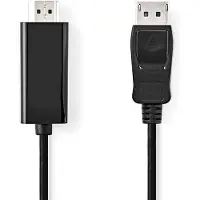 Nedis DisplayPort naar HDMI Kabel 2 meter