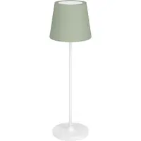 Eglo Leonero Tafellamp - Oplaadbaar - LED - 34 cm - Wit/Groen - Instelbaar wit licht - Draadloos - Dimbaar